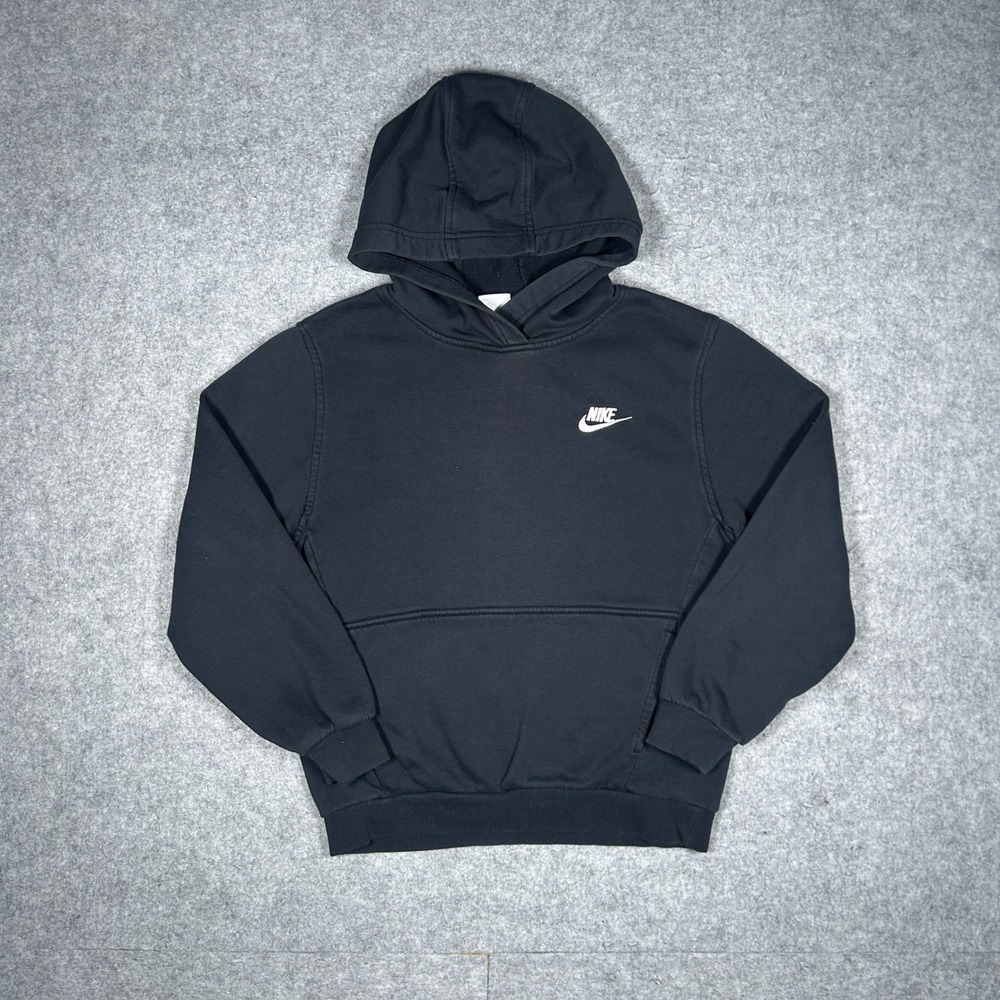 Nike Hoodie Mens Large Black FD3000-010 Pullover Fleece Sportswear Activewear